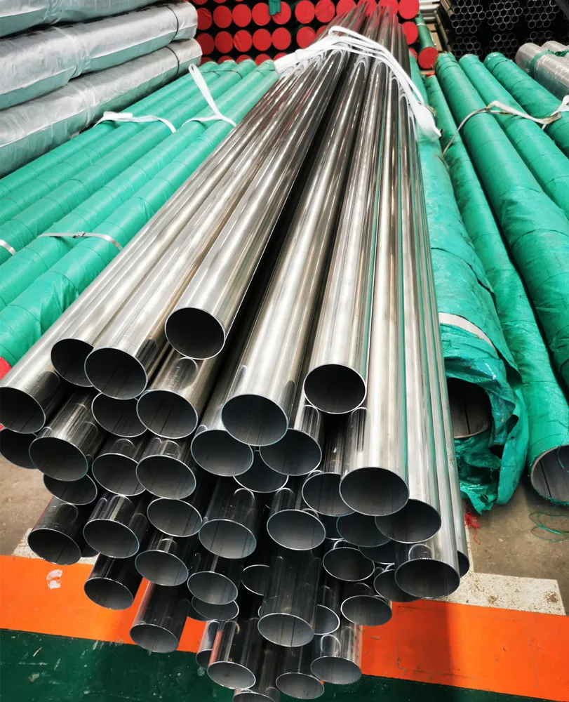 2 дюйма зеркальная полировка нержавеющая стальная труба 201 изысканного цвета монтажные трубки из нержавеющей