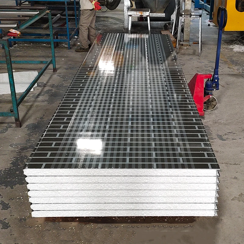 Factory Direct Sale Flat Pack Container Sandwich Panel Eps Foam Sip Insulated Sandwich Panel and Brick Sandwich Panel