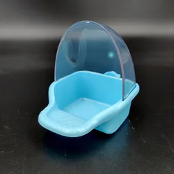 Automatic water dispenser for birds Feeding water feeder parrot food box food can transparent anti scattering feeder