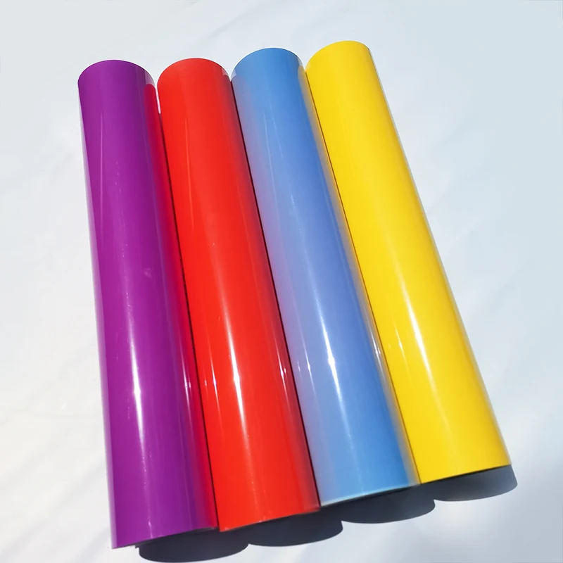 
cold peeling htv vinyl heat transfer film vinyl rolls uv color change 
