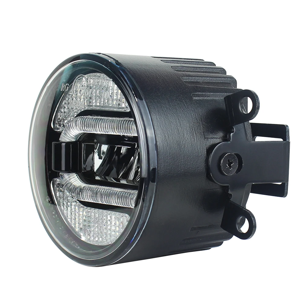 Wholesale Price 3.5 inch 10W LED Fog Light 90mm Driving Lights with DRL Kit For Jeep