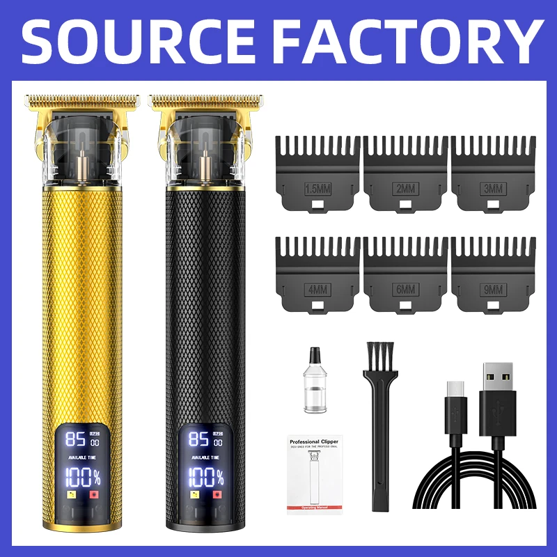 T9 cordless hair trimmers rechargeable Hair clipper Man Electric Hair Cutting shaving Machine for men Professional Beard Trimmer