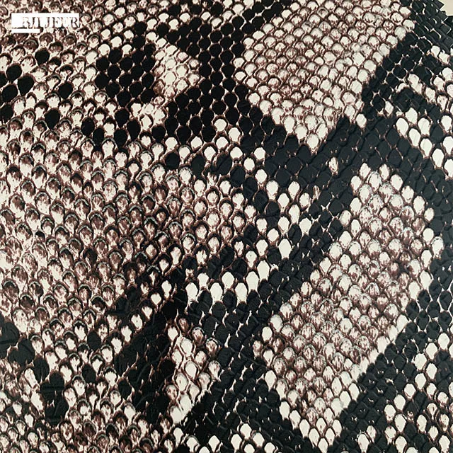 
Leather supplies Snake Transfer Printing Film Pu Leather 
