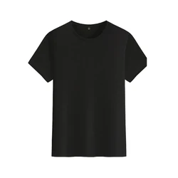 Fashion luxury hot fix rhinestone tshirt Custom Heat-transfer Printing Design logo pattern short sleeve casual mens t-shirt