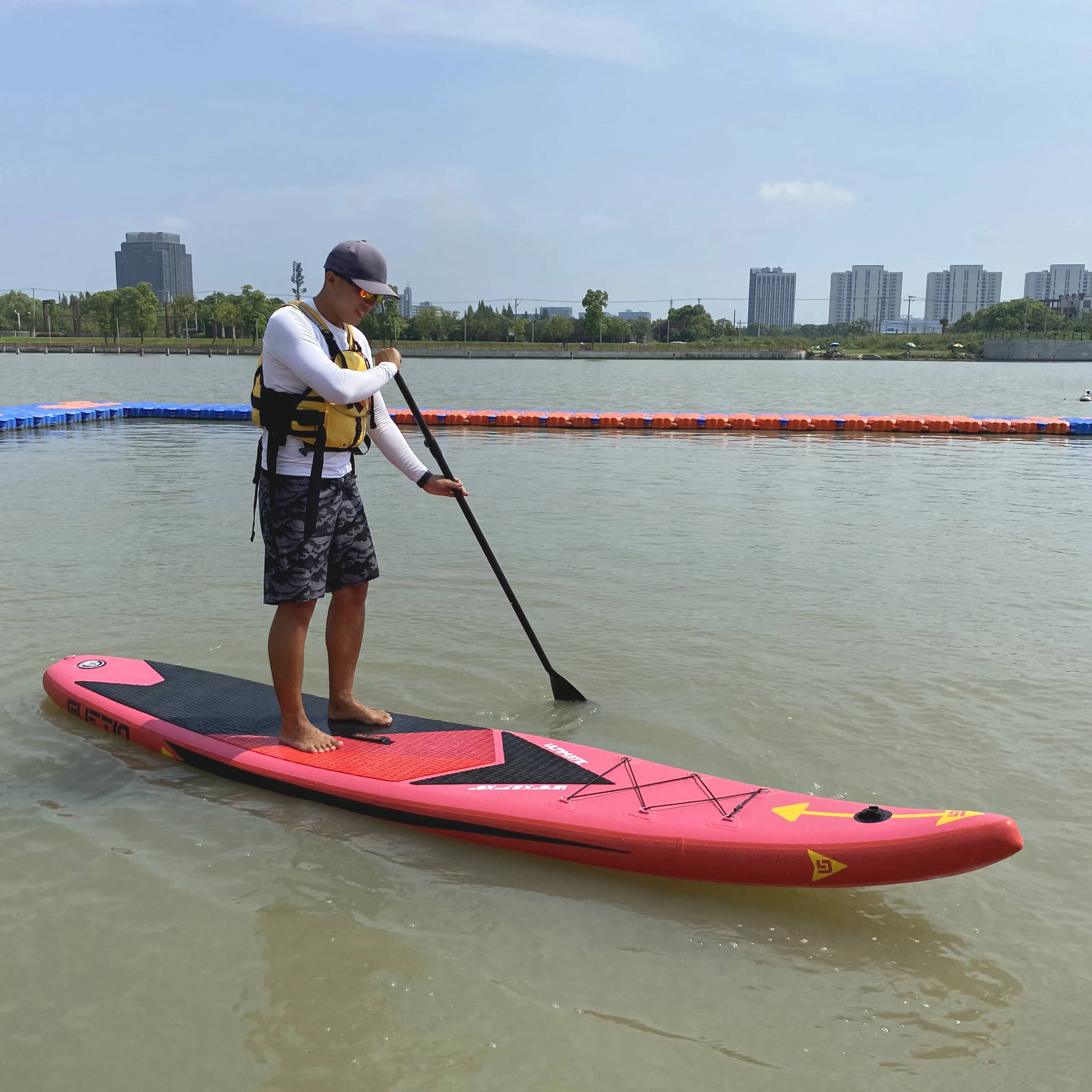 Customized Racing SUP Surfboard Inflatable SUP Paddles Stand Up Paddle Board ISUP