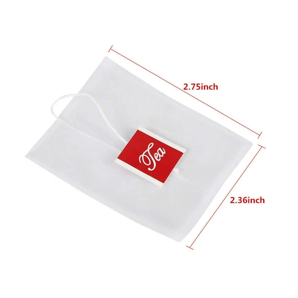 Biodegradable Triangle Heat Seal Empty Nylon corn fiber Mesh Pyramid Shaped Tea Bag