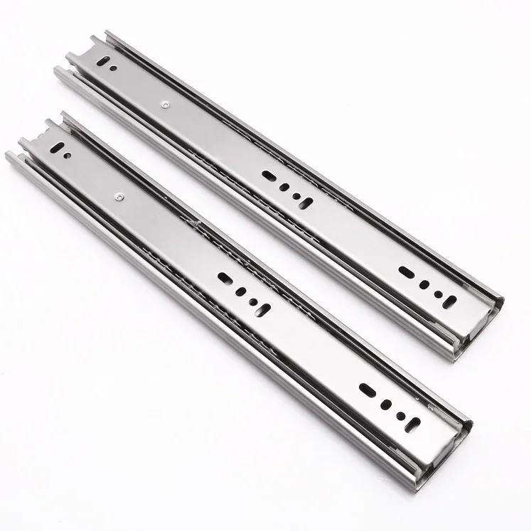 45 mm Telescopic Stainless Steel Drawer Slides Ball Bearing