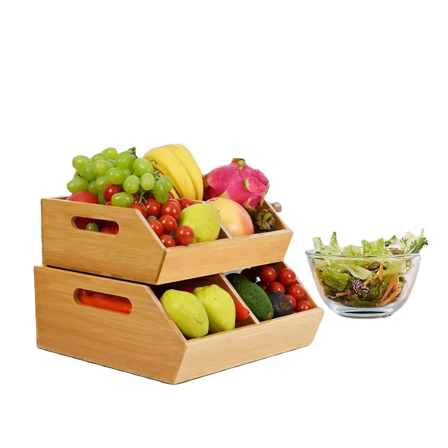 Bamboo Stackable Storage Bin, Pantry Organizer and Storage Baskets, Potato and Onion Kitchen (6).jpg