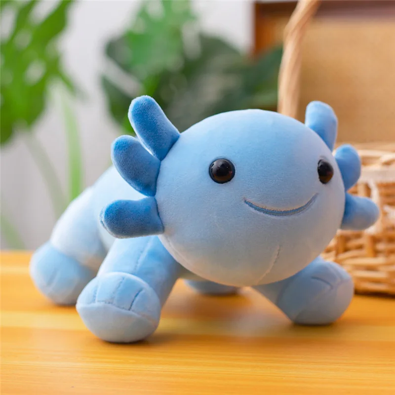 Wholesale Cartoon Axolotl Plush Toys Soft Cute Axolotl Stuffed Animal Pillow Doll Comforter for Kids Birthday Party Gift