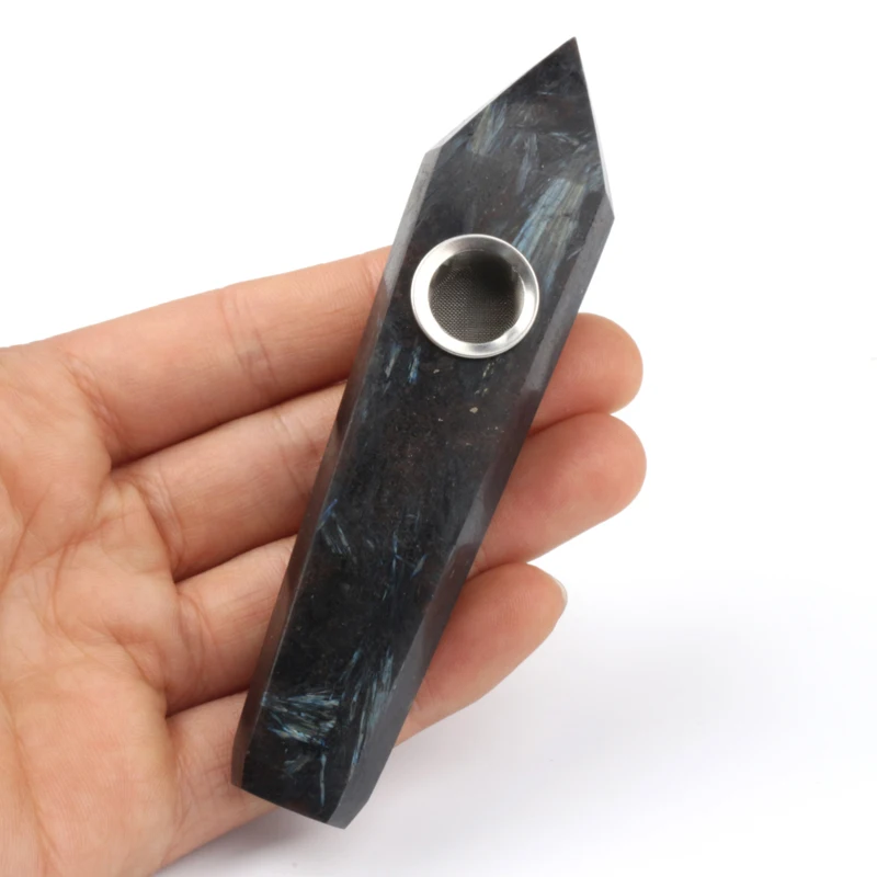 
Natural gemstone crafts firework stone smoking pipes 