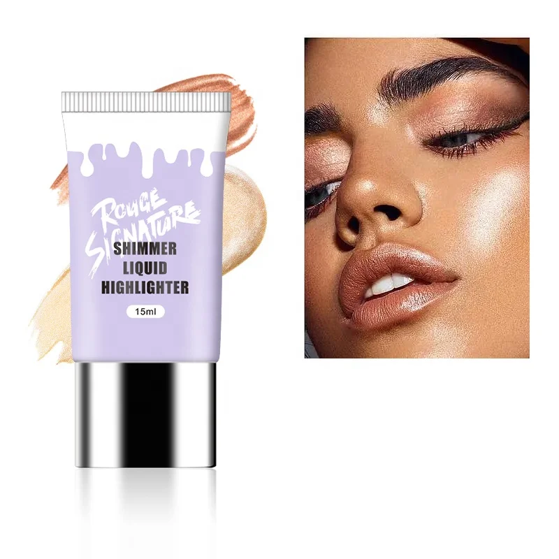 New Cosmetic Highlighter Liquid Face illuminator Makeup Glow Cream Private Label Body Brightening Highlighter