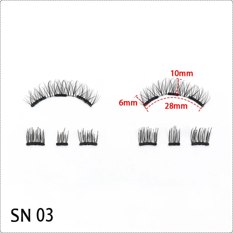 Magnetic Lashes No Glue No Eyeliner No Mascara Eyelashes Wholesale Private Label Customized Magnet Paper Box For Lash
