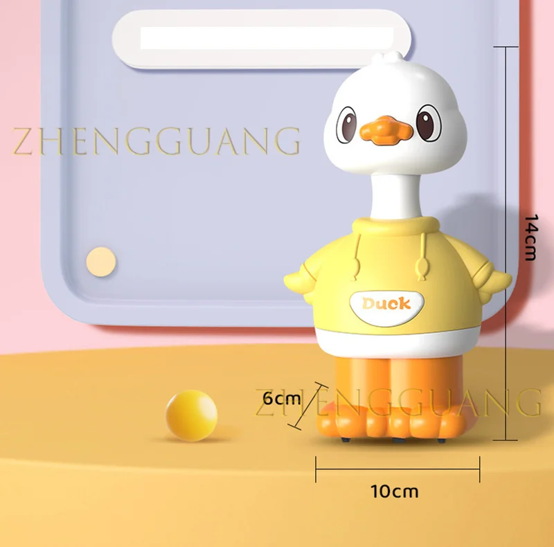 Zhengguang Toys Hot Selling Push Back Car Baby Fall Resistant Car Toy Inertia Press Bobblehead Duck Toy For Kids