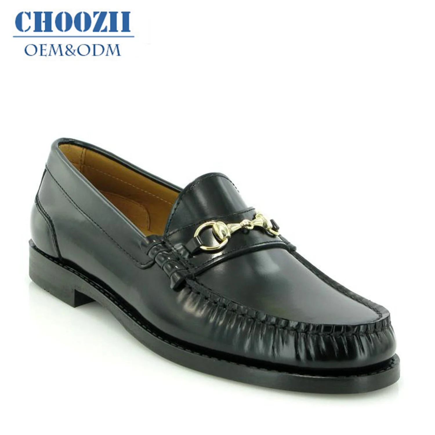Новые дизайнерские черные мужские лоферы Choozii из натуральной кожи с пряжкой
