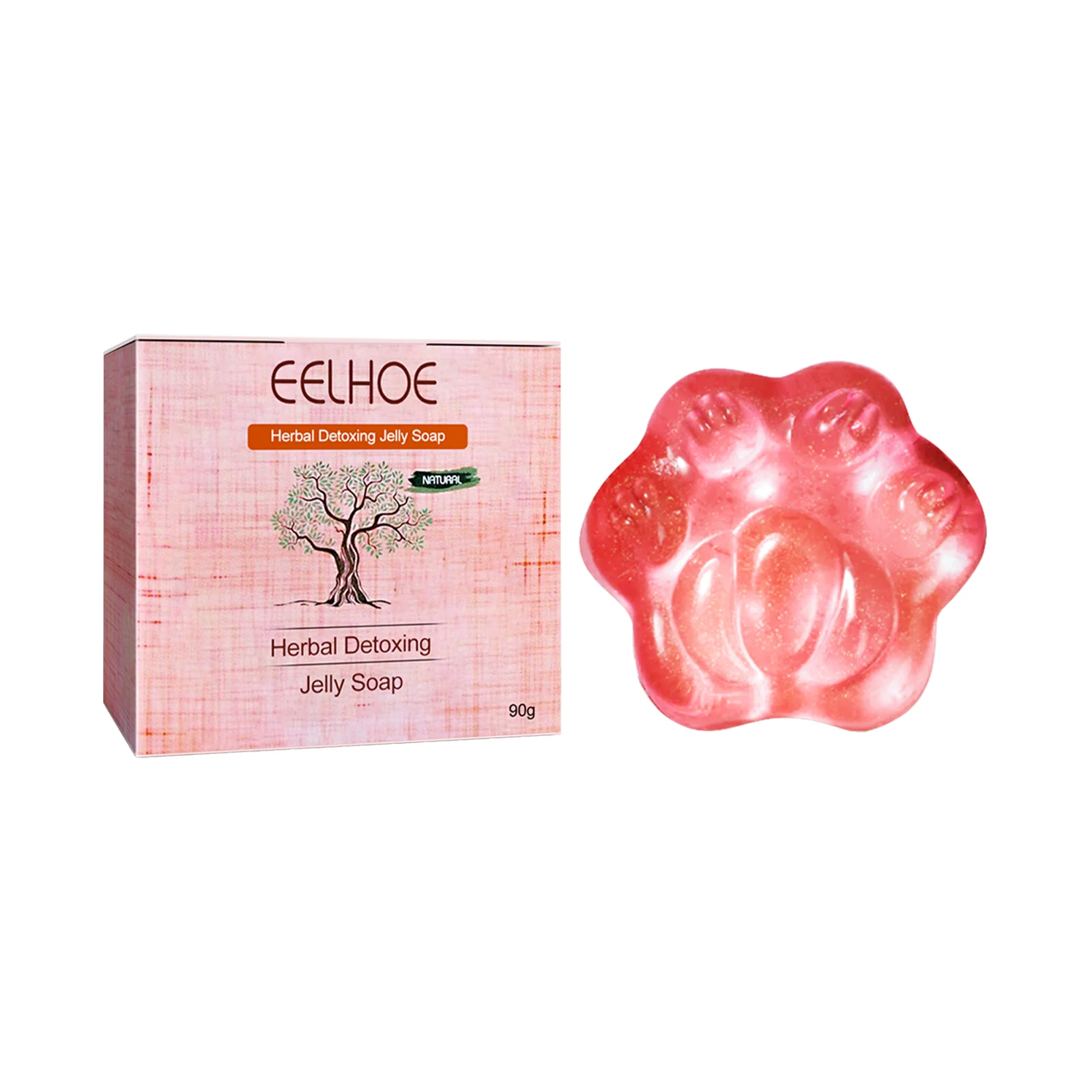 EELHOE Herbal Slimming Jelly Soap Herbal  Moisturizes Firming Skin Deep Cleansing Slimming Shaping Soap K1