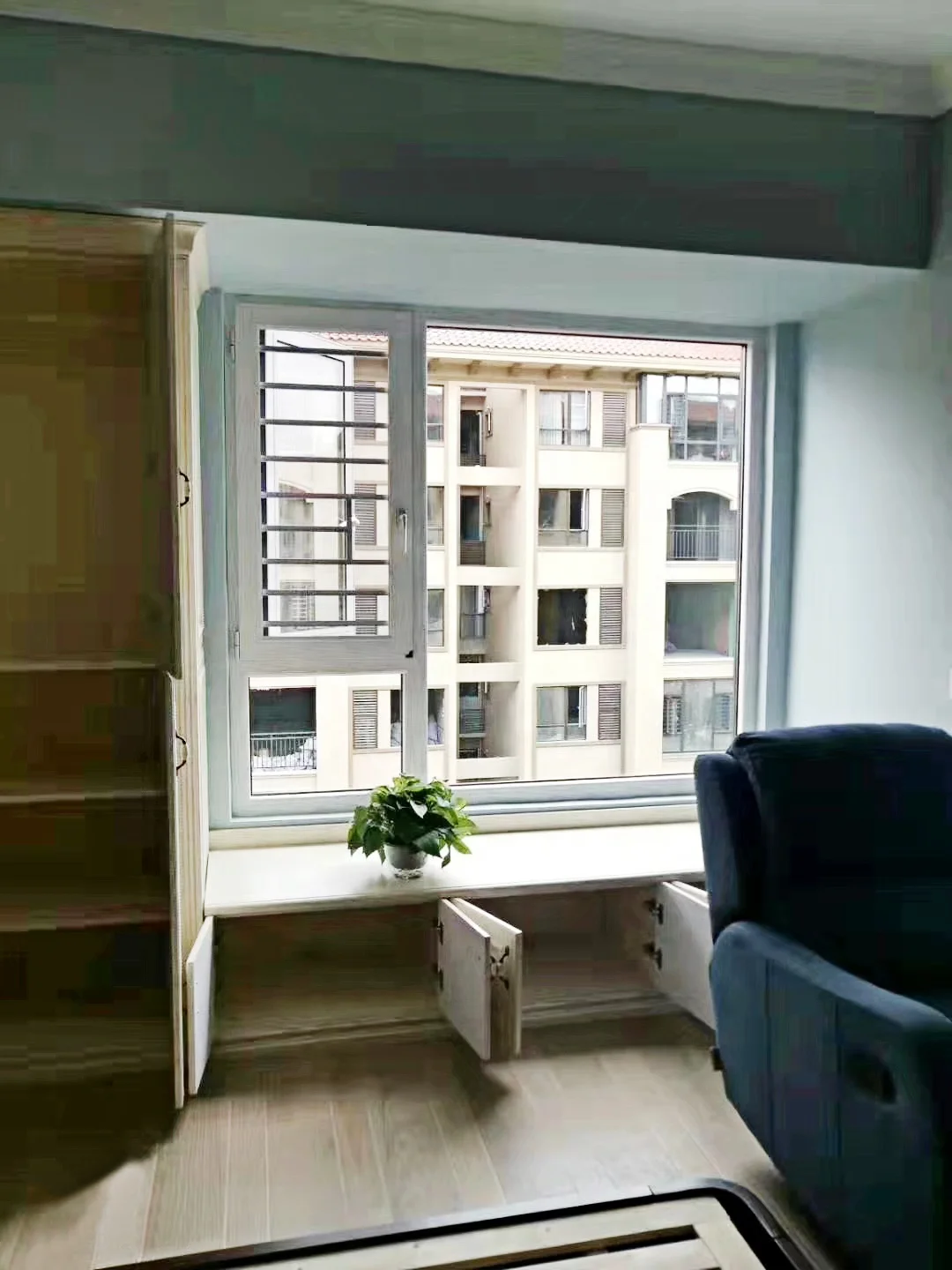 
bronze burglar proof black aluminum fixed mesh window with net and sub frame 