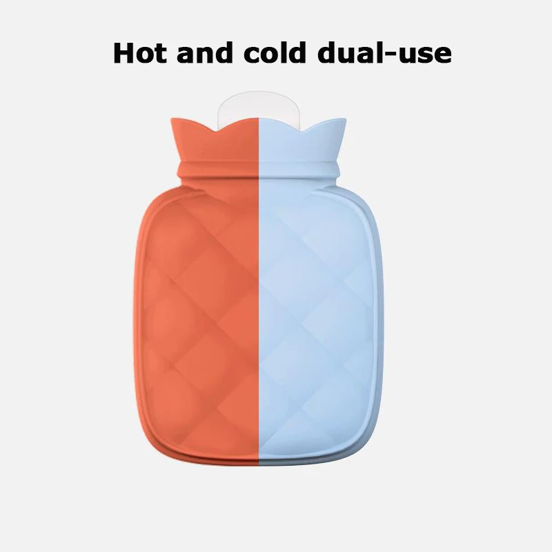 mini microwavable silicone hot water bag hot compress bag baby bottle warmer