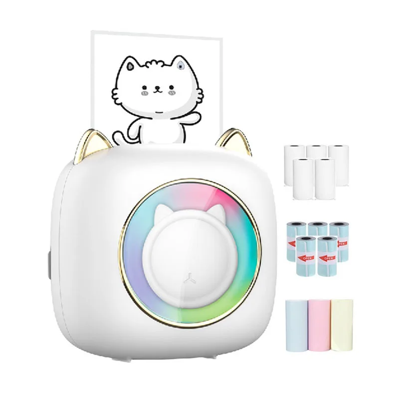 new arrival Label Printer Portable Wireless blue tooth Connection Mobile Editing Price Sticker mini Printer