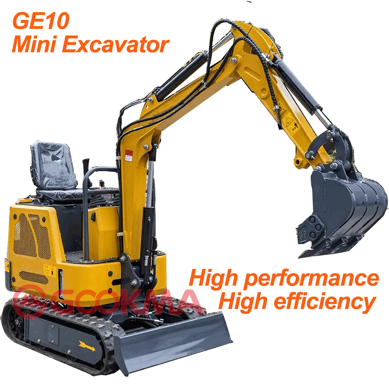 small engineering garden Mini Excavator  For Placing And Removing Trees With Accessories