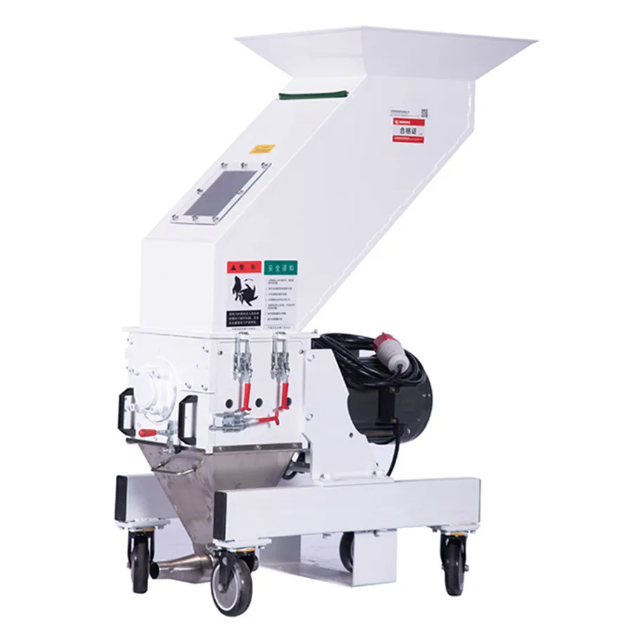 Stainless steel mini plastic film swp pvc pipe and profile crushers with shredder machine crusher blade