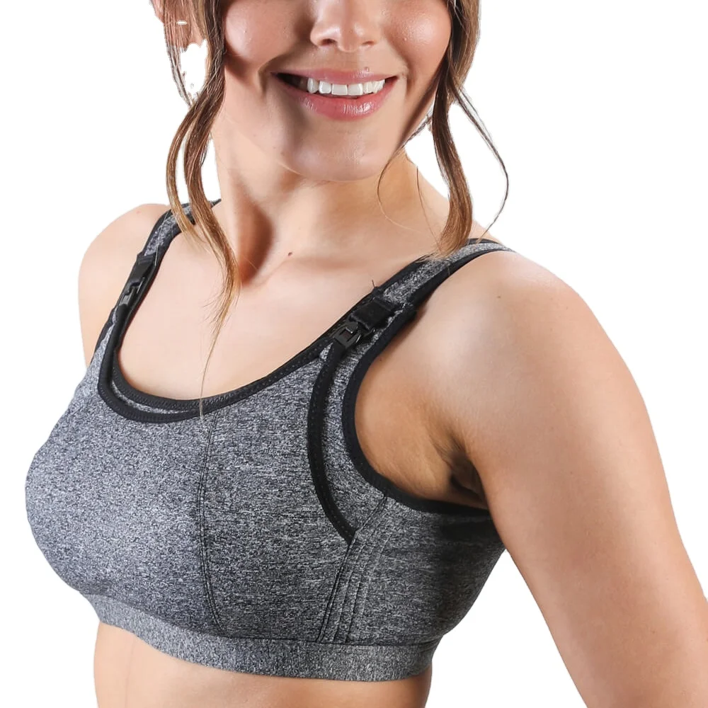 2021 Sujetadores De Mujer Yoga Breastfeeding Maternity Sports Bra High Impact Adjustable Custom Nursing Women Sports Bra
