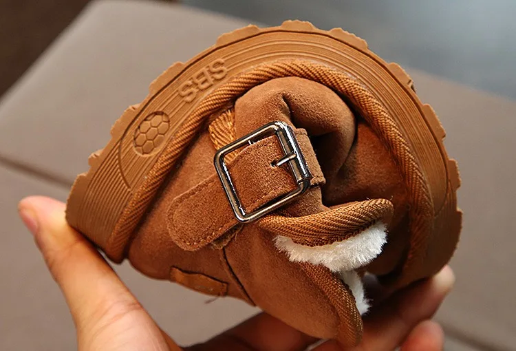 Новое поступление; Высококачественные теплые шерстяные красные зимние сапоги для девочек; Детская обувь; Зимние сапоги для детей