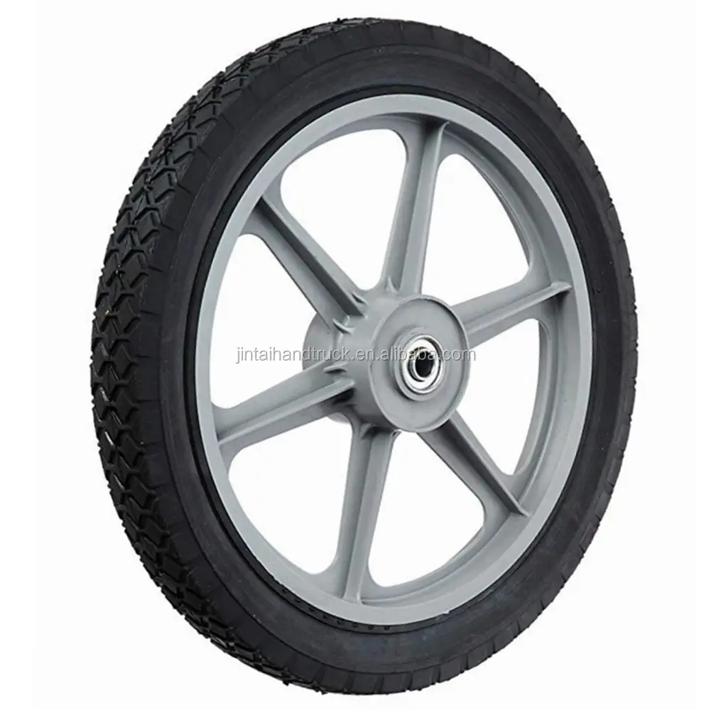 14 inch semi pneumatic rubber wheel 14x1.75 plastic tire rubber wheel wash cart tire 14x175