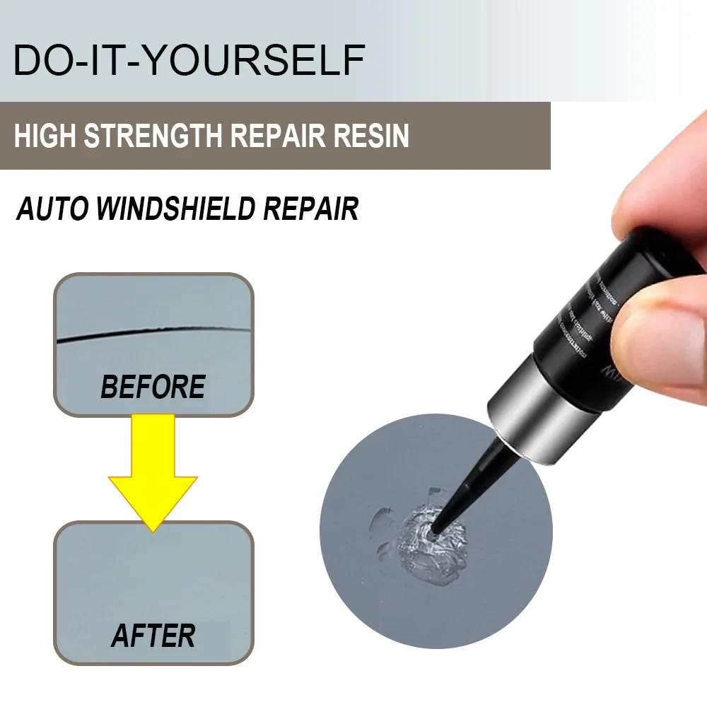 Hot Sale Glass Crack Repair Screen Crack Windscreen Repair Liquid Strong Windscreen Repair Kit Windshield