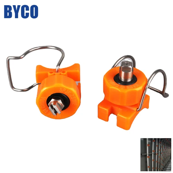 BYCO 26988 PP Пластиковая регулируемая шаровая проушина плоский вентилятор полный конус одиночная/двойная трубка зажим Распылительная насадка