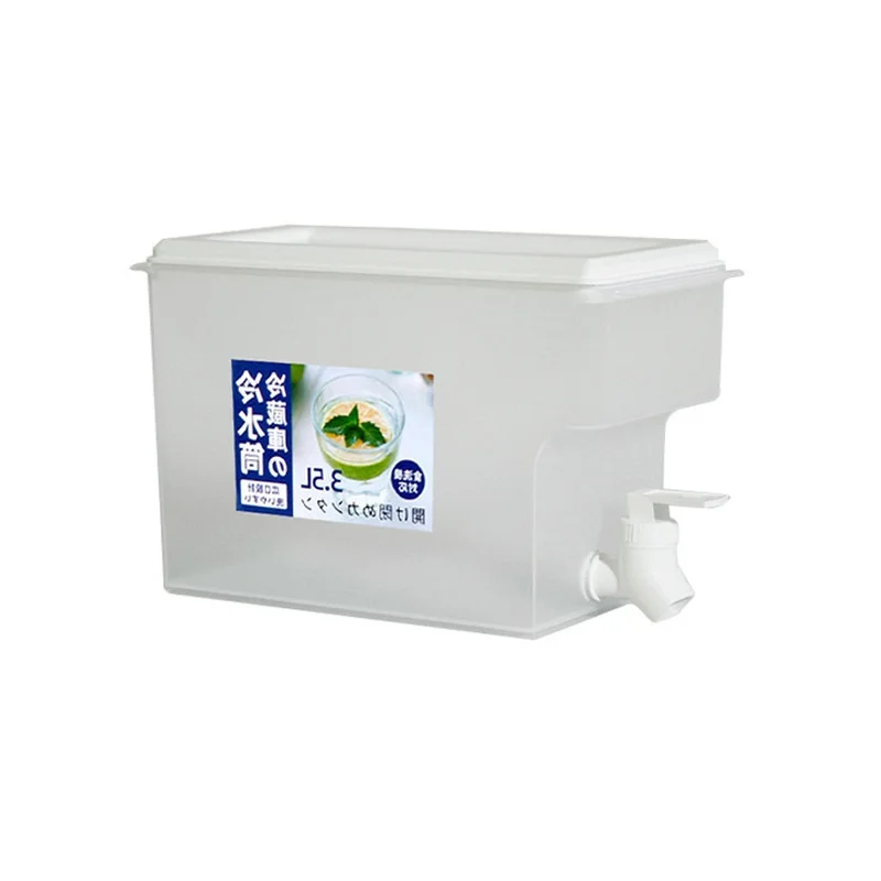 Household Refrigerator Cold Kettle With Faucet Large Capacity Lemon Fruit Teapot Ice Bucket