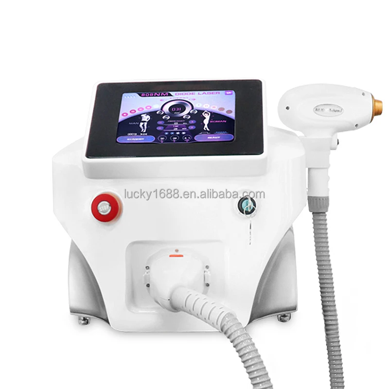Portable 808nm 755nm 1064nm diode laser hair removal beauty machine