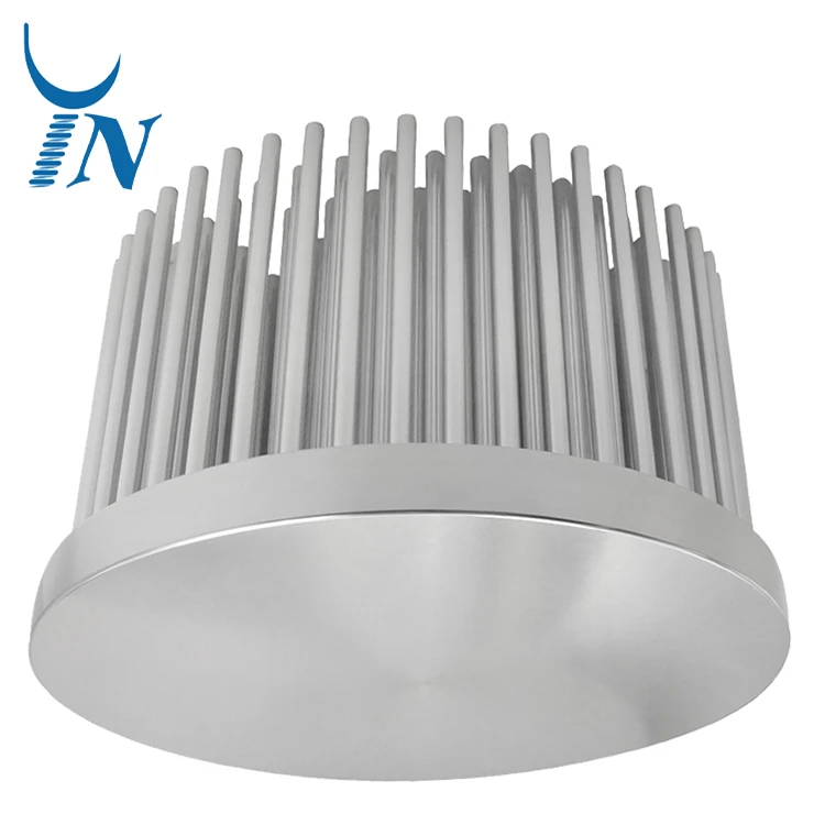 Custom High-performance Aluminum Profile Radiator Anodizing Finish Round Cold Forging Heat sink