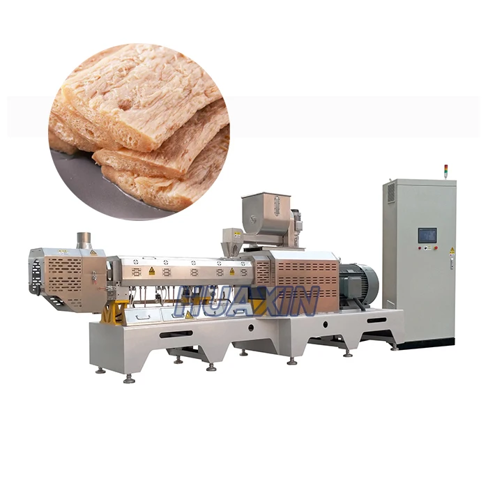 Tvp Tsp Soya Protein Extruder Machinery Soy Meat Protein Processing Machine Line