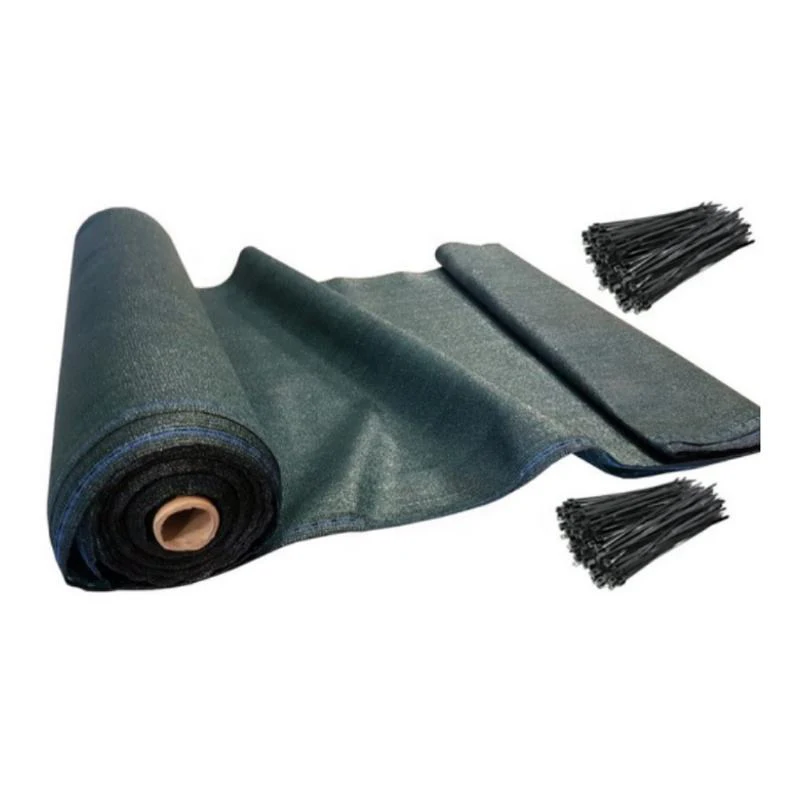 Black Privacy Screen Fence with gromet Heavy Duty Fencing Mesh Shade Net Cover for garden wall