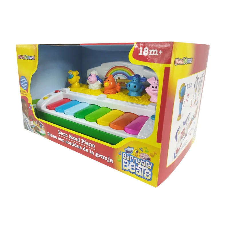 Multiple styles baby music instrument toy custom kids piano toys