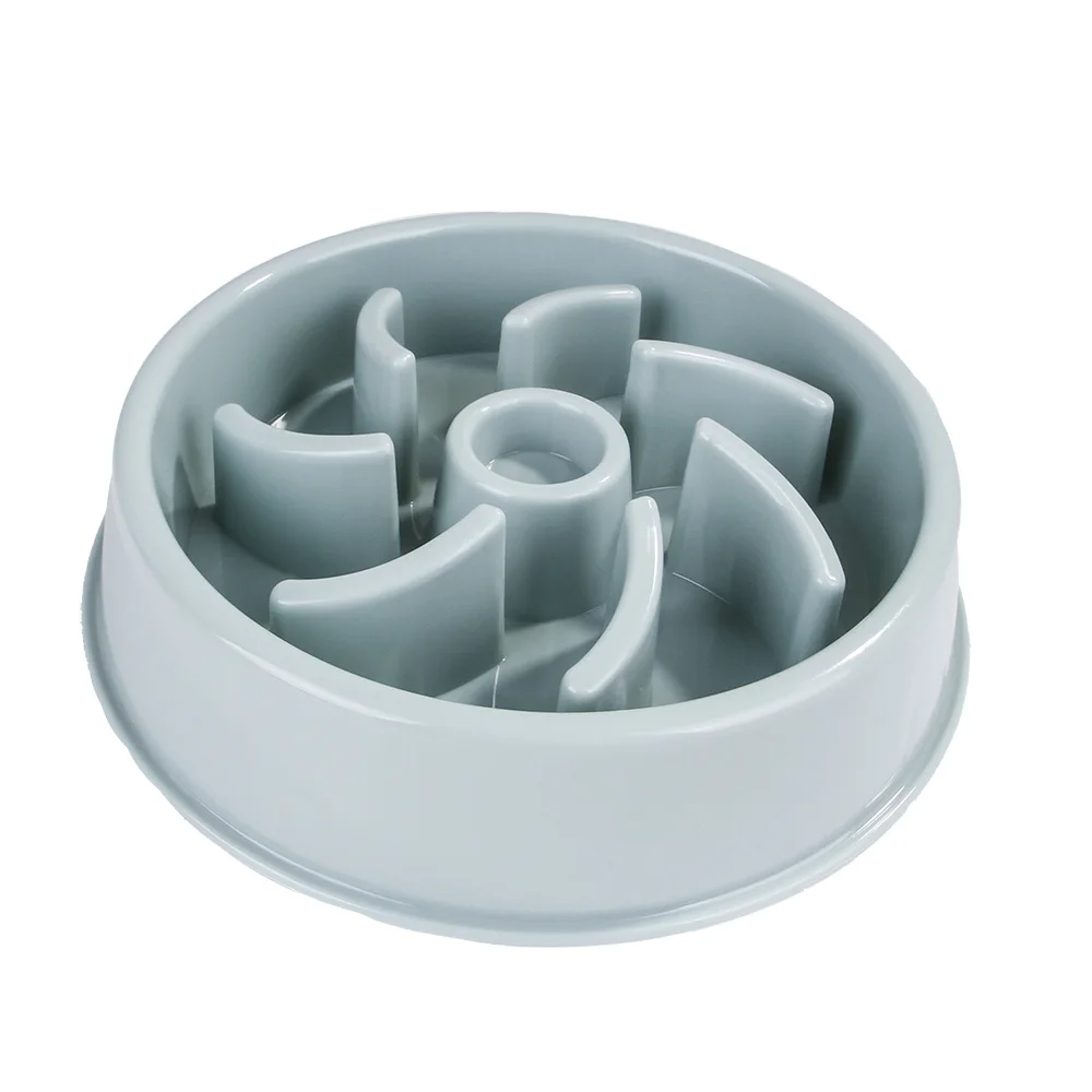 plastic slow eating bowl for the dogs cats food durable gift for your pets