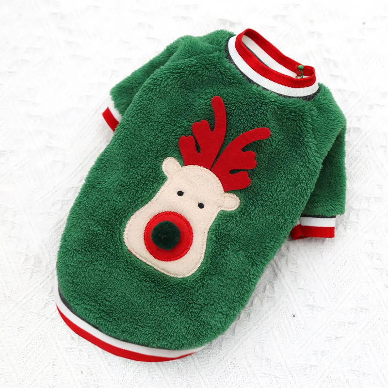 Christmas Warm Pet Dogs Clothes S-xxl Clothes Pet Vest Puppy French Bulldog Costume Poodle Pet Costume Winter Costume