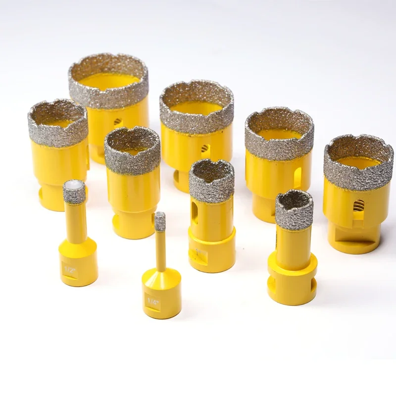 M14 Diamond Concrete Drill Bit Set Diamond Hole Cutter Vacuum Brazed Dry Diamond Core Drill Bits Set
