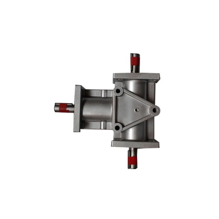 Low Noise & High Speed 90 Degree 1:1 ratio Spiral Bevel vertical shaft gearbox reducer