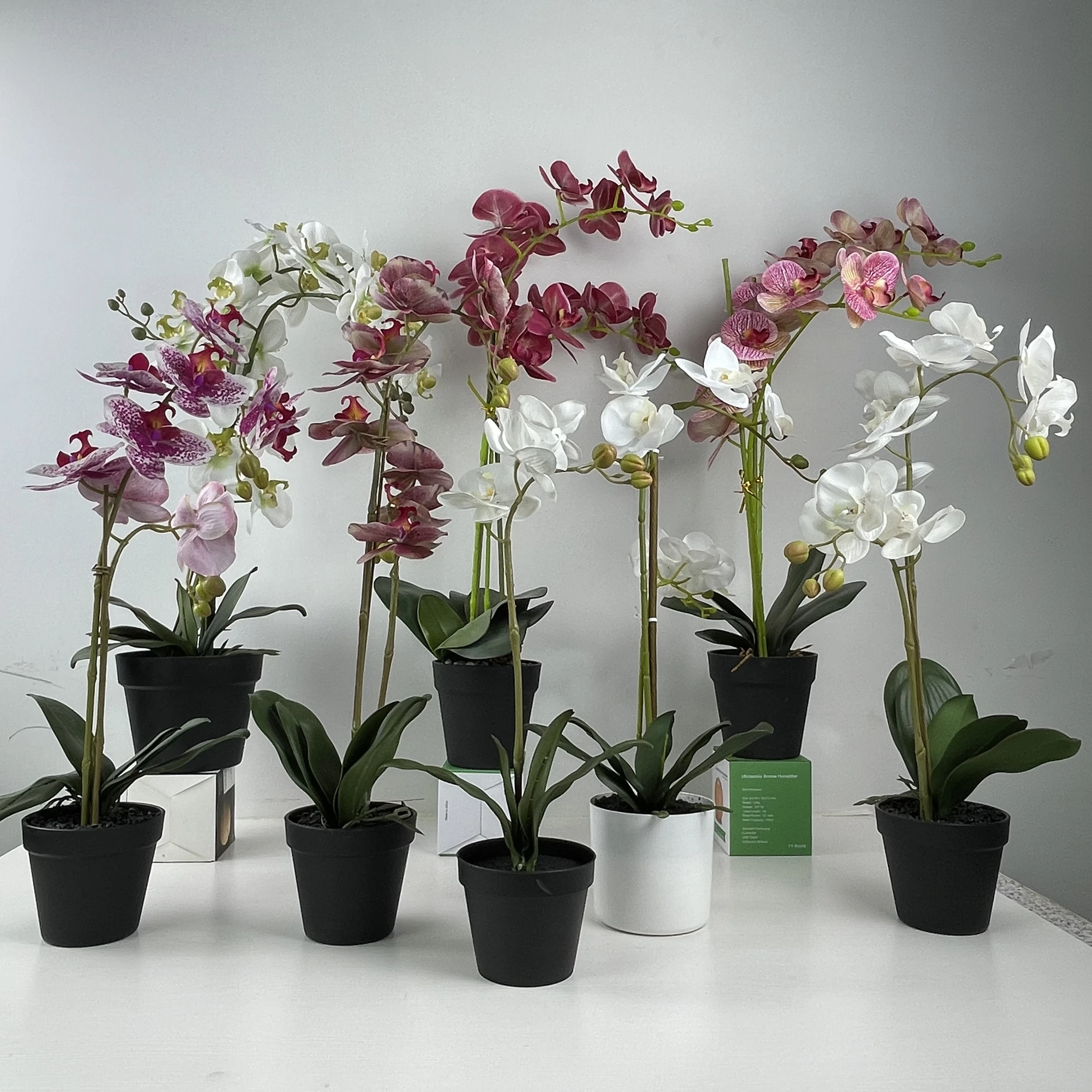 Artificial Plant Artificial Flower moth orchid  Factory Wholesale artificial flowers for sale