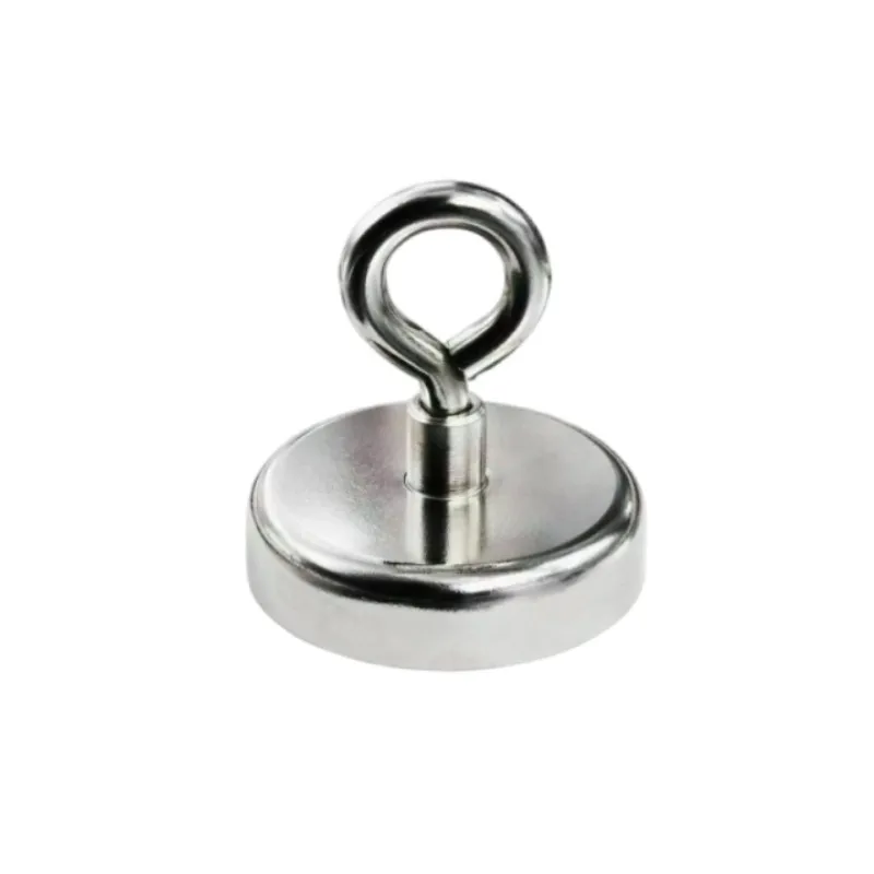 High Temperature Resistance Magnetic Ferrit Pot Ceramic Round Base Magnet