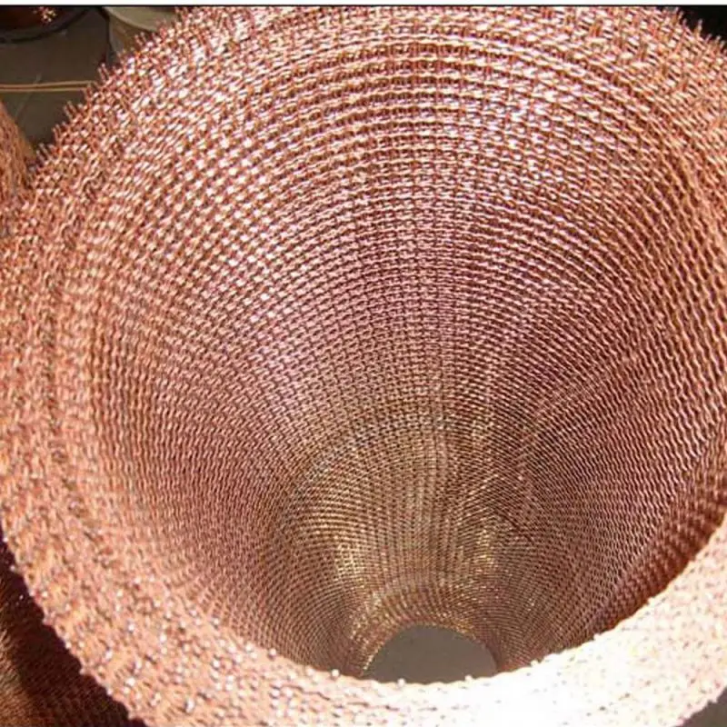100 200 Mesh Copper Wire Mesh Faraday Cage Copper Fabric Woven Mesh Filter Cloth