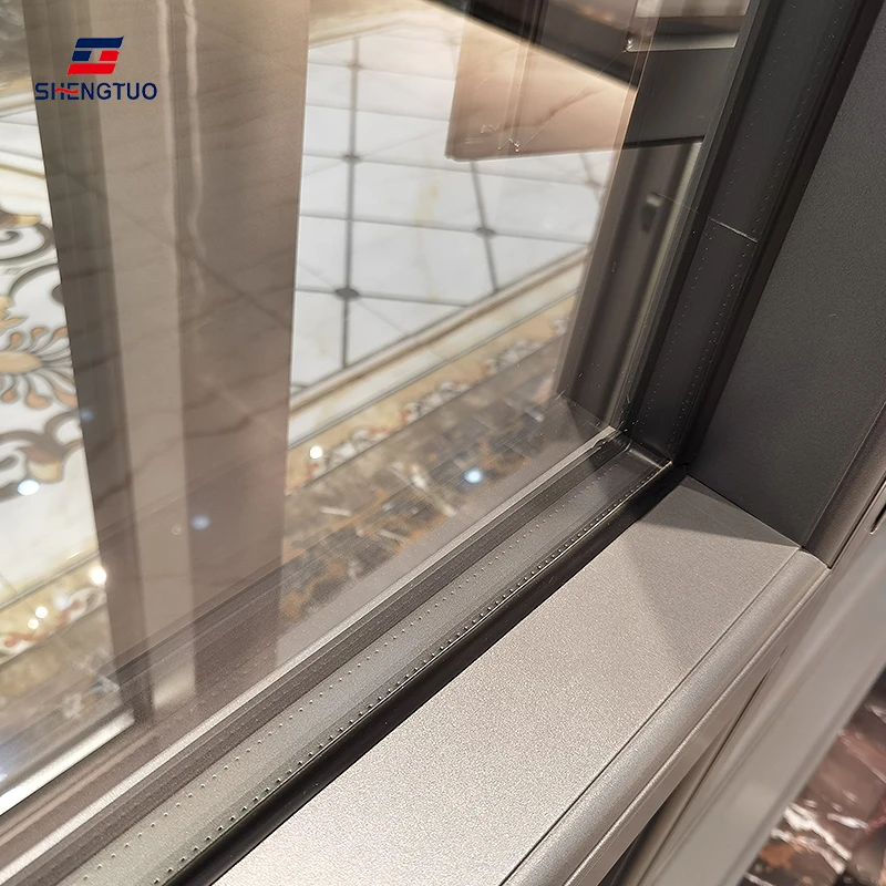 Hot sale aluminum frame windows and doors impact double tempered glass home casement window for homeuse hotel with CE