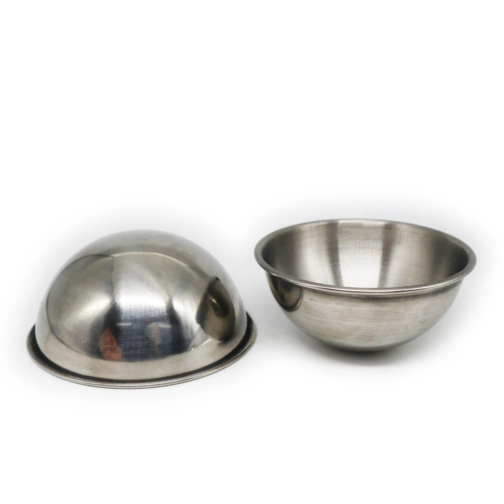 AISI 304 stainless steel hemisphere 50mm 68mm 70mm 76mm hollow half steel ball