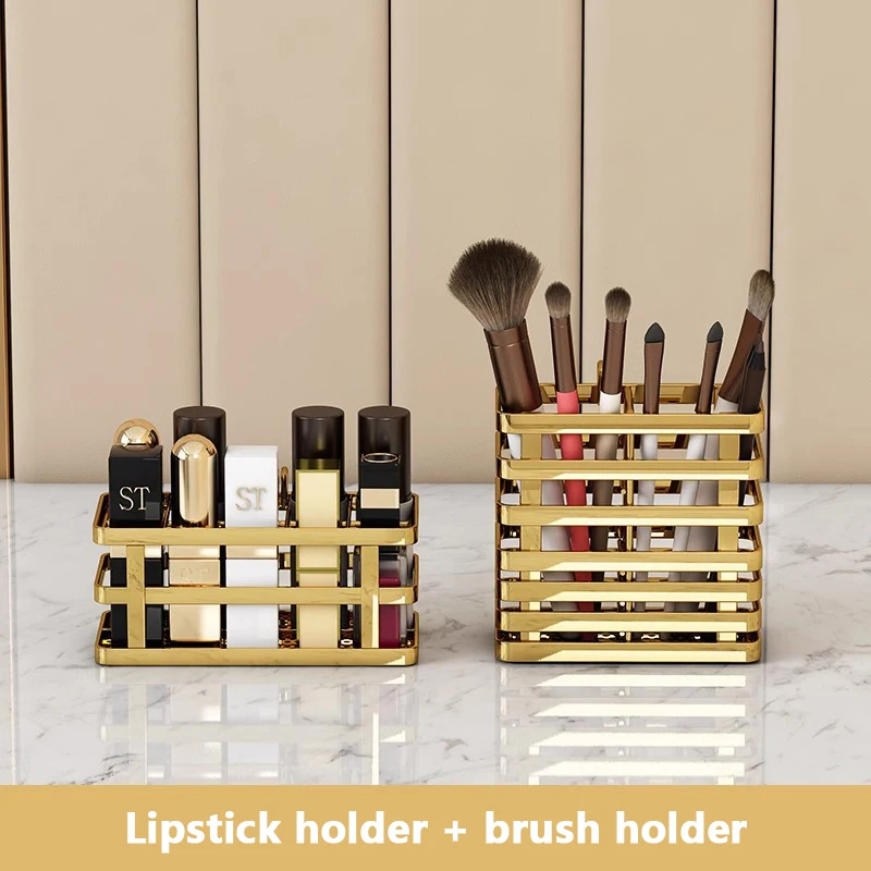 golden Cosmetics lipstick makeup brush  storage holder holder rack