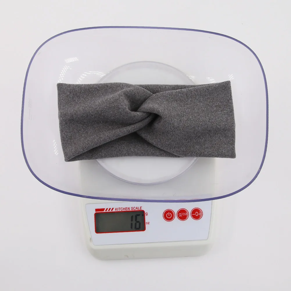 Hot Sale Multicolour Bowknot Bandanas Cashmere Hair Ribbons Knotted Hair Ornaments Headdress for Kids Children