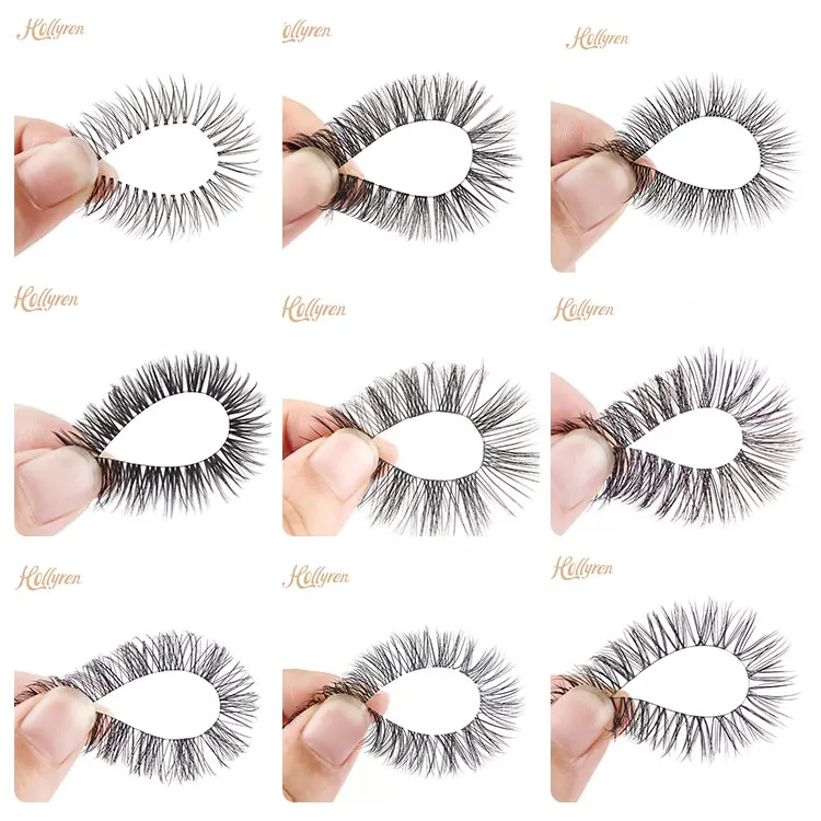 Hollyren Lash DIY Eyelash Extensions Private Label Segmented DIY Lash Extensions Pre-Cut DIY Home Lash Extensions Full Kit