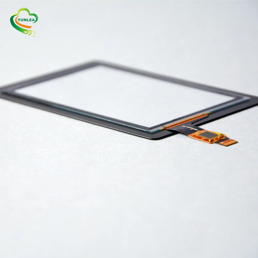 Yunlea manufacturer 3.5 inch capacitive touch ITO foil film with tempered glass