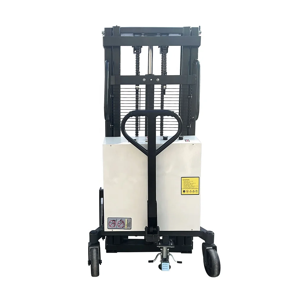 New Product 1.5t 2m Hydraulic Pallet Forklift Battery Small Semi Electric Stacker