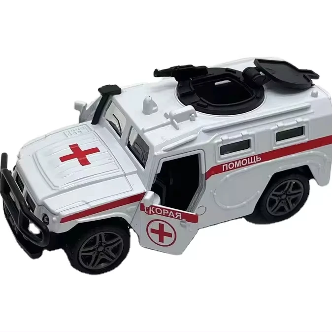 1:32 manufactory customized alloy model car die cast metal police toy car door open pull back and go action toy vehicle